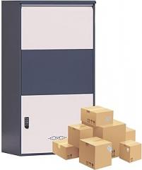 Package Delivery Boxes For Outside, Extra Large Capacity Modern Mailbox, Outdoor Freestanding Porch Box For Packages, Parcel Drop Box For Deliveries With Lockable Secure Storage Compartment(Electronic