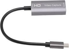 Pilipane Type C to HD Multimedia Interface Video Capture Card Professional 4K 1080P Video Capture Card Supports for VLC for OBS for Amcap