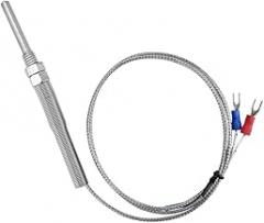 Temperature Sensor M8 Thread,Type Thermocouple, Thermocouple Probe K Thermocouple Thermocouple Type K Thermocouple Portable for Professional Use for Electronic Component for (#1)