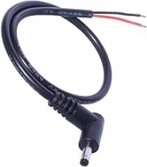 Flexible Right Angled 3.5x1.35mm Male End Wire Power Connector Extension Cord for LED Strips Lights Electronic Accessories Double Layer PVC Power Cable