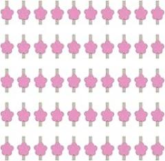Pink | 50 Pcs Flowers Photo Clips Peg Pins Paper Clamps Hanging Clips Clothespins for Paper Photo Display Craft Decoration New 2026 High for Reliable Electronic Component