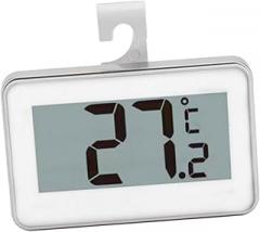 Amosfun High Precision Waterproof Electronic Refrigerator Thermometer LCD Display and Frost Alarm for Home Use