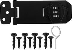 Mikinona Electronic Cabinet Lock Latch Indicating Keyless Security Lock for Fridge Pantry Garage Outdoor Safe