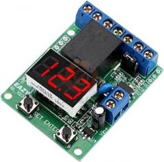 Dc 12V 24V Digital Voltage Control Relay Module Switch Board Led Voltmeter Charging Discharge Monitor New 2025 High for Reliable Electronic Component, Precision, Stable Performance