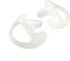 2 Right Small Clear Flexible SEMI Custom Ear Mold Insert Rubber Gel EARPIECE Police Patrol Duty Gear