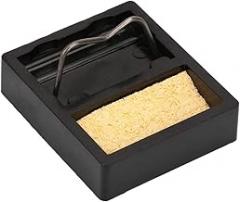 Soldering Iron Base, Mini Soldering Iron Stand with Sponge for Home Use for Electrical Parts Maintenance for Electronic Components Production