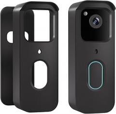 No-Drill Blink Doorbell Mount for All-New Blink Video Doorbell Camera(2nd Gen), Blink Adhesive Mounting Bracket, Easy to Install for Blink Doorbell Security System(Blink Doorbell Not Included), Black