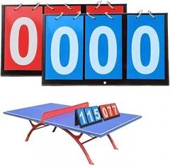 Electronic Scoreboard 6 Digit Portable Flip Number Scoreboard,for Table Tennis Basketball Tennis Score Keeper for Net Digital Scoreboard(