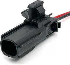 2Pin Car 1.6 Fuel Nozzle ABS Wheel Speed Sensor Plug Wire Harness Waterproof Electronic Connector with Cable 6189-1161 6188-4797 (Color : 2Pin Male, Size : 1 Pc with 15cm Wire)