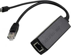 Gigabit POE Splitter 48V to 5V 12V Micro USB/Type-C/DC 10/100/1000Mbps Power Over Ethernet (Size : Tpye-C 5V 2A, Color : 100Mbps)