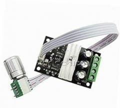 Electronic Components 6V~28V 3A 80W PWM DC Motor Speed Controller Module Knob Switch 1203BKW 1203BB - (Type:Knob Switch)