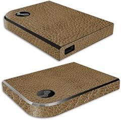 MightySkins Skin Compatible with Valve Steam Link Cover wrap Sticker Skins Sandalwood Leather