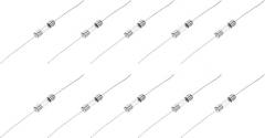 MECCANIXITY 10pcs Glass Tube Fuses, Axial-with Lead Wire 5x20mm 5A 250V for Replacing or Repairing Many Home Electronics (F5A)
