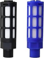 10pcs Pneumatic Plastic Exhaust Muffler Air Silencer 1/8 1/4 3/8 1/2 Male Thread Sound Absorbing Filter Slip Lock For Spray Pump New 2026 High For Reliable Electronic Component