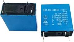Electronic Parts SDT-SH-112DM SDT-SS-105DM SDT-SH-124DM SDT-SS-124DM 4PINS 10A 12VDC 24VDC Relay 1Pcs (Size : 5VDC)