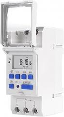 Thc15a 7 Days Programmable Digital Timer Switch Relay Control 220V 230V 6A 10A 16A 20A 25A 30A Electronic Weekly Digital Timer(110V)