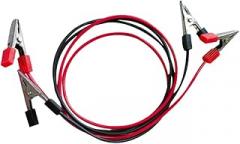 2Pcs Dual-Ended Alligator Clip Test Leads with Insulated Metal Clips for Secure Electrical Connections Physics Teaching and Electronic Experiment Strong Conductivity and Grip