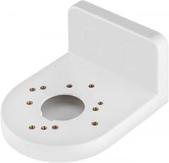 Wall Mounting Bracket Stand for Dome Camera, Easy Installation, Plastic Material in White, Compatible with Most CCTV Cameras, for Indoor Use