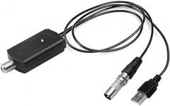 High-gain Low Noise HDTV Antenna Amplifier Adapter USB Indoor Antenna Cable