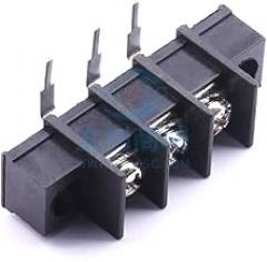 2 Pcs Number of Rows: 3 Rows: 19.5mm Curved Needle Fence Type Terminal P =9.5mm 9.5mm KF45RM-9.5-3P