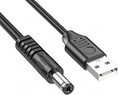 Reliability USB to DC5V Power Supply Cord to DC5V Power Cord for Electronic Accessories Customizable Lengths Charging Cable