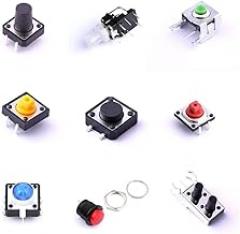 50 Pcs tact Switch TS3425PA 160gf 098 SMD Electronic tact Switch 3 * 4 * 2.5mm Flat Foot 3.4 * 4.2 * 2.5mm 160gf