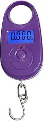 25Kg/5g Mini Digital Scale Electronic Fishing Weight Luggage Scales Hanging Mini Weighing Scale(Purple)