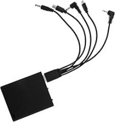 Portable External Emergency Battery Pack for Safe Boxes Multi-Jack Dc Power Supply Backup Battery Box for Electronic Locks with Advanced Anti-Theft Technology