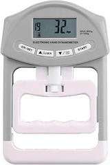 Dynamometer, Digital Electronic Hand Dynamometer 90kg/200lbs Counting Gripper Hand Grips Strengthener Measurement Meter Auto Capturing Power,Precision Measurement(Gris)