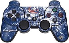 Skinit Decal Gaming Skin for PS3 Dual Shock Wireless Controller - Officially Licensed NHL Columbus Blue Jackets Frozen Design