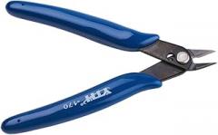 Pandahall 1pc Carbon Steel Jewelry Pliers Micro Flush Cutters Polished Side Cutters Precision Electronic Wire Shear Cutting Nippers Tools for Jewelry Making Crafting Supplies Blue