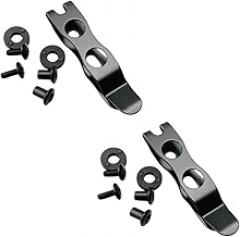 2 Pack | 63Ha Holsters Belt Clip Cutter Scabbards K Sheath Waist Clamps Stainless Steel Clip New 2026 High For Reliable Electronic Component, Precision, Stable PeRIFormance