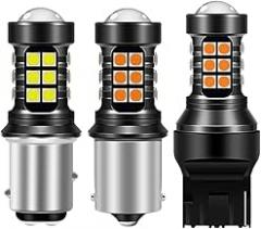 2pcs S25 1156 P21W BA15S LED 1157 BAY15D BAU15S PY21W T20 LED 7440 7443 W21W 3157 3057 P27/7W Led Bulbs For Turn Signal Light New 2026 High For Reliable Electronic Component