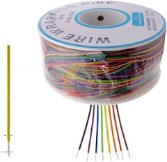 250M 30 AWG 8-Wire 0.25mm B-30-1000 UL1423 Colored Insulation Cable Copper Core Test Wrapping Wire Tinned Copper Solid Wire Line New 2026 High for Reliable Electronic Component