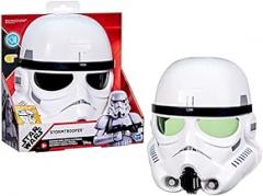 STAR WARS Stormtrooper Electronic Mask with Phrases & Sound Effects, Costume for Kids, Toys for Boys & Girls Ages 5+