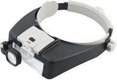 Wearing Electronic LED Repair Magnifying Glasses Reading Magnifying Glasses Acrylic Lenses