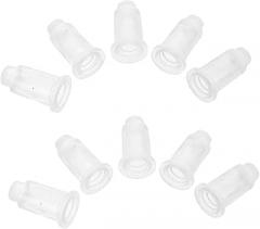 Luxshiny 10pcs Anti-Slip Rubber Leg Pads for Electronic Scale Weighing Scale Pan Feet Easy Installation Stable Support for Kitchens and Warehouses