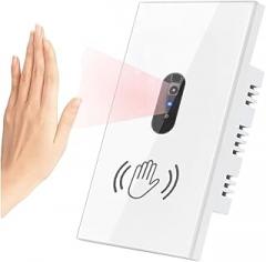 EU US Infrared Wall Smairt Light Switch No Need Touch IR Detector Seins0r Glass Screen Panel Infrared Human Body Detection Auto On Off New 2026 High for Reliable Electronic Component