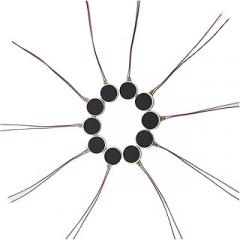 10pcs DC 3V 12000±2500rpm Flat Coin Button-Type Vibrating Electronic Starter Small Vibration Motors for Mobile Cell Phone(3V(1027))