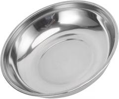 Stainless Steel Scale Pan Round Design Digital Weighing Tray for Kitchen Use Heavy-Duty Electronic Scale Tray for Jewelry and Cooking Easy to Clean and Dishwasher Safe
