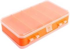 13-Pocket Detachable Electronic Components Storage Box Case Orange Clear (id: 3f9 24c 054 e0d 155
