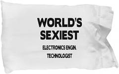 Electronics Engin. Technologist Pillowcase - Gifts for Electronics Engin. Technologist, Perfect Electronics Engineer Techno Worker Appreciation Gift - Creative and Soft Pillow Case for Graduatio