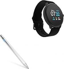 BoxWave Stylus Pen Compatible with iTouch Sport 3 Smartwatch (194866099008) - AccuPoint Active Stylus, Electronic Stylus with Ultra Fine Tip - Metallic Silver