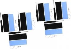 Gadpiparty 6sets Nvme Ssd Heatsink Kit Ssd Heat Pad for Solid State Drives Cooling Electronics Pads for Efficient Heat Dissipation