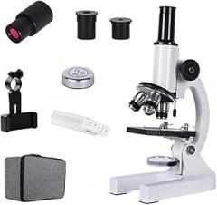 Microscope Accessories Kit Zoom 640X 1280X 2000X Biological Microscope Monocular Holder Electronic Eyepiece Microscope Slides (Color : Package8)