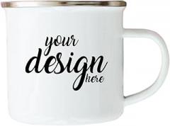 Enamel Camping Cup Personalized Family Photo Camping Cup Family Birthday Gift Cup