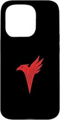 Red Tech Phoenix Circuit Stem Logo Electronics Gamer Student Case for iPhone 15 Pro
