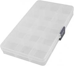 Clear White Tool Organizers Plastic Mini Electronic Components Storage Tool Boxes Case Organizer