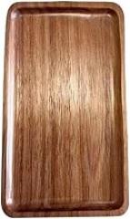 A1 | Tableware Solid Wood Food Tray Round Rectangle Dessert Plate Japanese-Style Wooden Snack Fruit Tea Saucer Pallet Bread Board High for Electronic Component