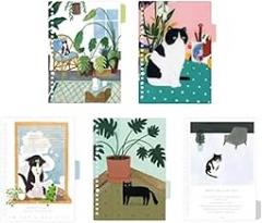 1Set Fresh Clear Style Diary Paper Planner Binders A5 A6 Loose Leaf Notebook Divider Index Separator School Students Supplies New 2026 High for Reliable Electronic Component